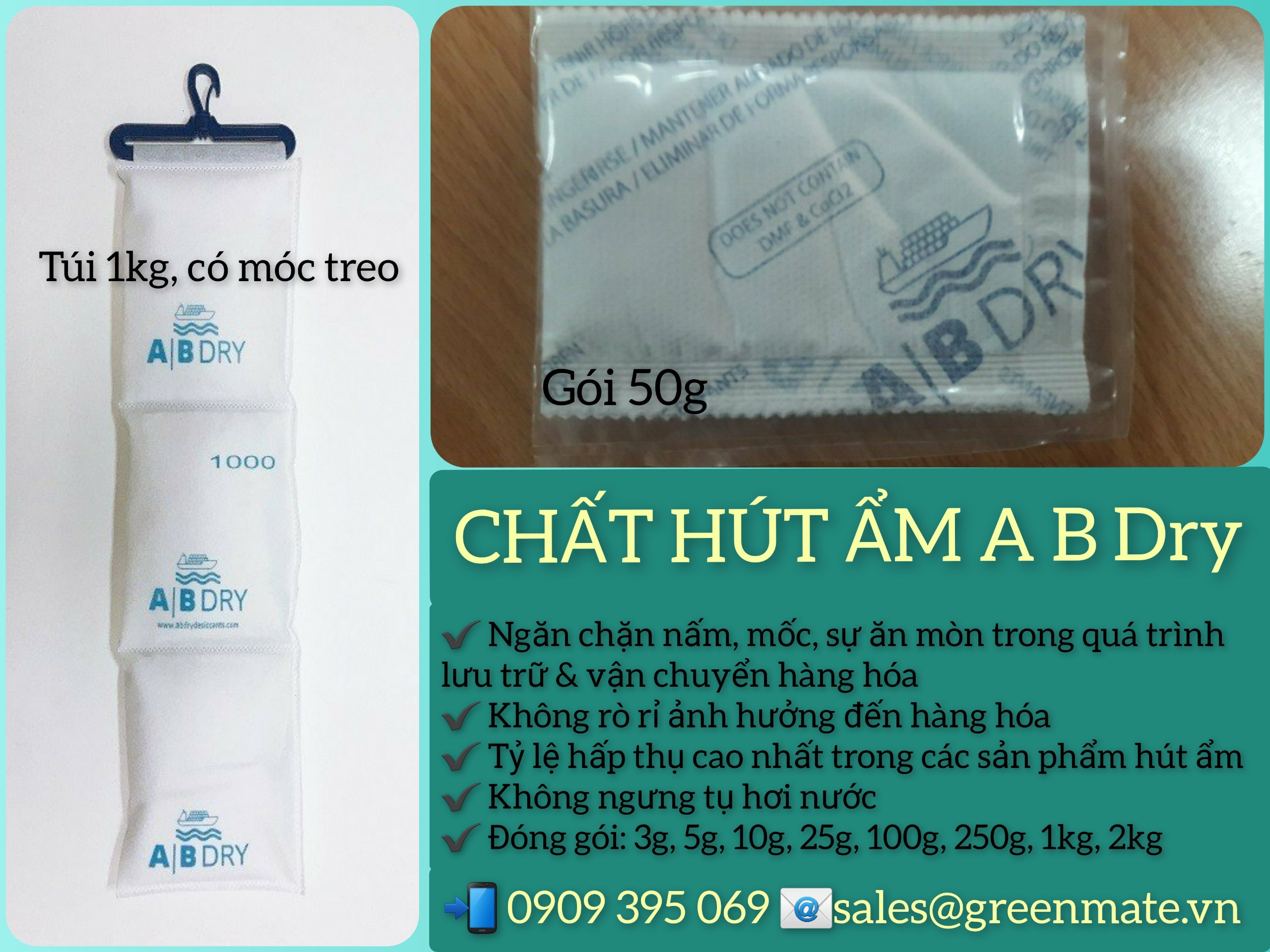 Chất hút ẩm A B Dry